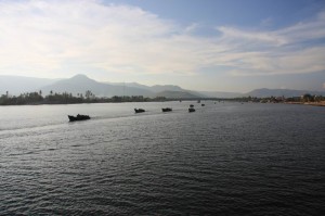 Kampot - view from the old bridge