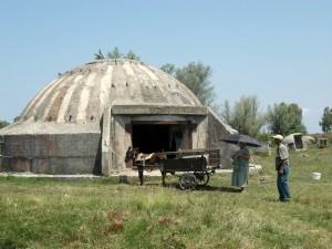 Berat Hostel Tour - At one of the bunkers