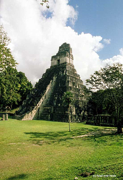 Temple I at the Great Plaza in Tikal (c) K. Busch