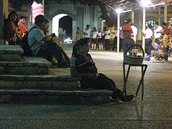 Night life at the main square (c) K. Busch